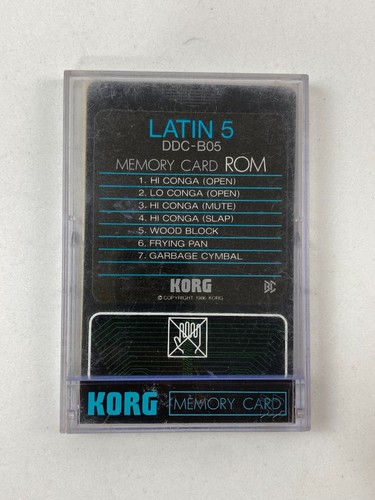 Korg ddc b05 latin - latin, rom