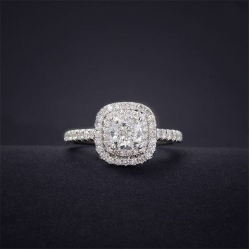 Bague fiançailles double - bague, de