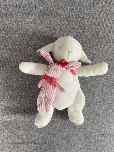 Doudou mouton agneau - mouton, blanc
