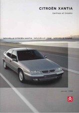 Catalogue Brochure Citroën Xantia / Break 01/1998 France