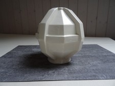 Vase boule à facettes art