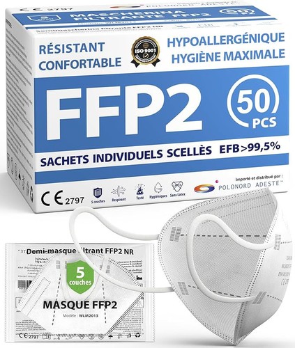 Lot masques de - 50,