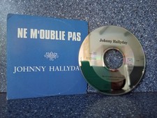 JOHNNY HALLYDAY CD PROMO SINGLE NE M'OUBLIE PAS