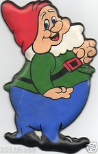 Figurine Plasteco Patuzzi Année 1965 Walt Disney 7 Nani Nain Heureux Bon État