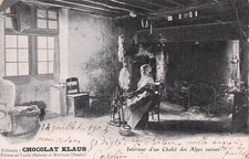 SUISSE LE LOCLE INTERIEUR D UN CHALET DES ALPES SUISSES