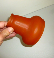 TULIPE LAMPE en pate de verre.