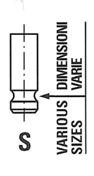 Soupape admission acier - d'admission, au