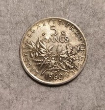 5F en argent de 1960