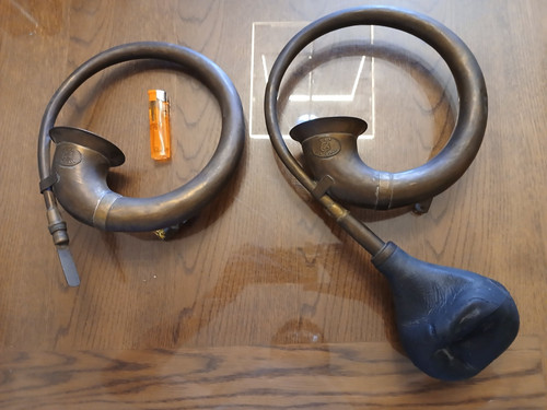 Lot anciens trompes - 2,