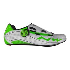 Northwave Extreme S Vélo de Course Carbone Chaussures Taille 42 Argent Vert