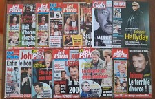 LOT 11 Magazines JOHNNY HALLYDAY (en couverture) Ici Paris Gala Oh La