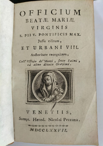Officium beatae mariae - officium,