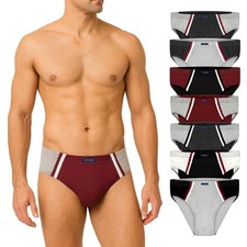 Slip Homme Coton – Lot de 7 Slips Sport Retro Homme – Pack Sous‑vêtements Coton