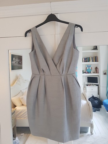 Robe tulipe gris clair - , 8