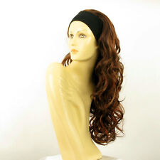 Perruque avec bandeau châtain