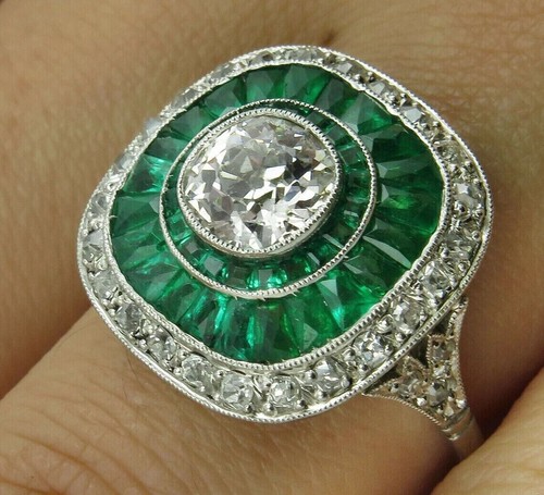 Bague art déco diamant - bague,