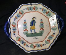 Plat faïencerie Henriot Quimper