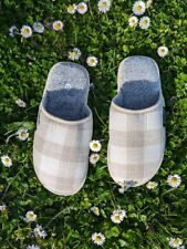 Men Slippers, Linen Slippers with Cinnamon aroma, House Slippers for Women
