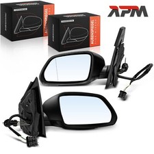 2x Rétroviseur Gauche Droite Manuel Pliable Avec Clignotant pour VW Polo 9N