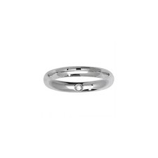 9ct or Blanc 3mm Mariage Bande