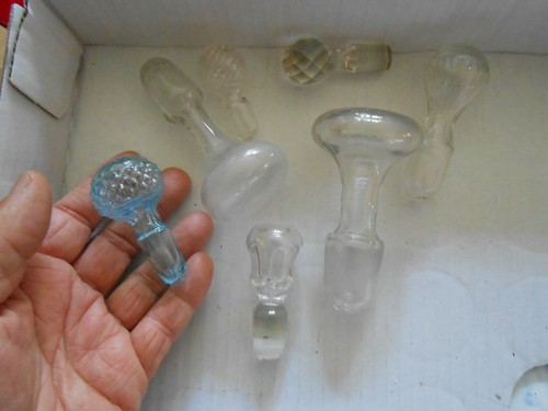 Ancien bouchon verre falcon - verre,