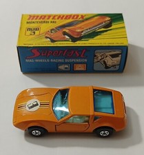 Matchbox Superfast, rare Monteverdi Haï silver base MIB