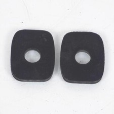 Silent bloc, protection de rétroviseur pour moto scooter deux roues 35x44mm Neuf