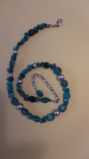 Collier en turquoise et argent