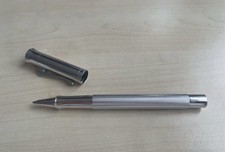Graf von Faber Castell Stylo Roller, Plaqué Rhodium, Neuf