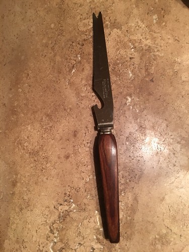 Sheffield cheese knife - sheffield, wood