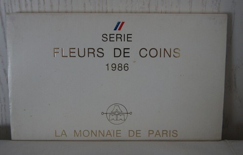 Coffret fleurs coins 1986 - coffret,