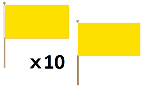 Drapeau unicolore jaune - drapeau,