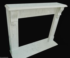 Cheminée En Marbre Blanc