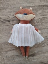 DOUDOU PELUCHE RENARD MARRON