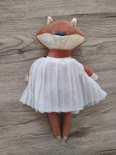 Doudou peluche renard marron - renard,