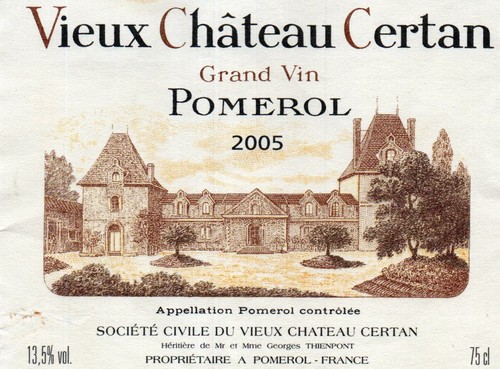 Pomerol etiquette vieux - pomerol,