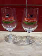 2 Verres BIERE CHAMPIGNEULLES