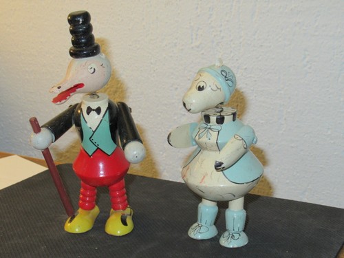 Jouets anciens bois laqué - ,