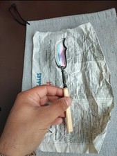 Ancien Pelle A Gâteau En Argent Massif Poinçon Minerve 