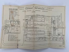 CONSTRUCTION LOCOMOTIVES -H.ERNAULT-BATIGNOLLES- PARIS USINE ALESIA-JONQUOY-1950