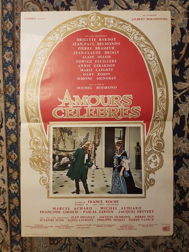 Affiche 1961 amours celebres - affiche,