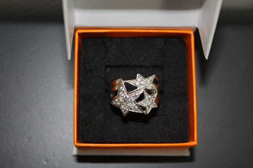 Bague étoiles argent - en,