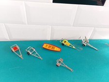 0303246 Voiture miniature Majorette lot de remorques pour bateau canoé zodiac