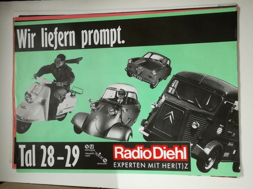 Affiche radio diehl service - diehl,