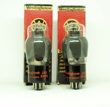 QUAD OF 6V6g JAN 2x TUBES