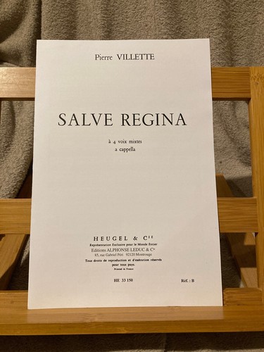 Pierre villette salve regina - salve,