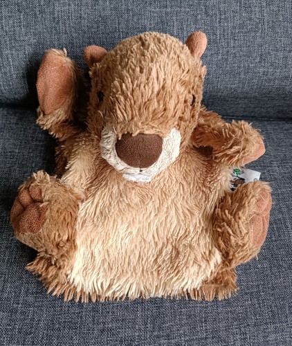 058 doudou marionnette castor