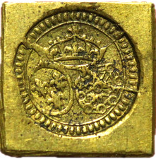#16715 - Louis XV et Louis XVI Poids monétaire pour le Louis d'Or aux lunettes