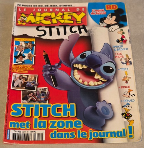 Journal mickey stitch - le,