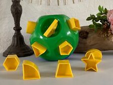 1024⚜️Jouet Tupperware Boule Balle Ball 1er âge Forme Trieur Vert, Bleu Complète